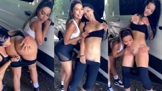 Bokep Lela Star dan Temannya Colmek di Pinggir Jalan