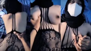 Bokep Indo Hijaber Binal Kostum BDSM Ngentot