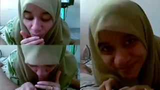 Bokep Indo Ukhty Jilbab Hijau Kulum Otong