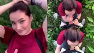 Bokep Indo Kesasar Dihutan Malah Nyepong Kontol